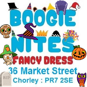 Boogienites Fancy Dress Logo